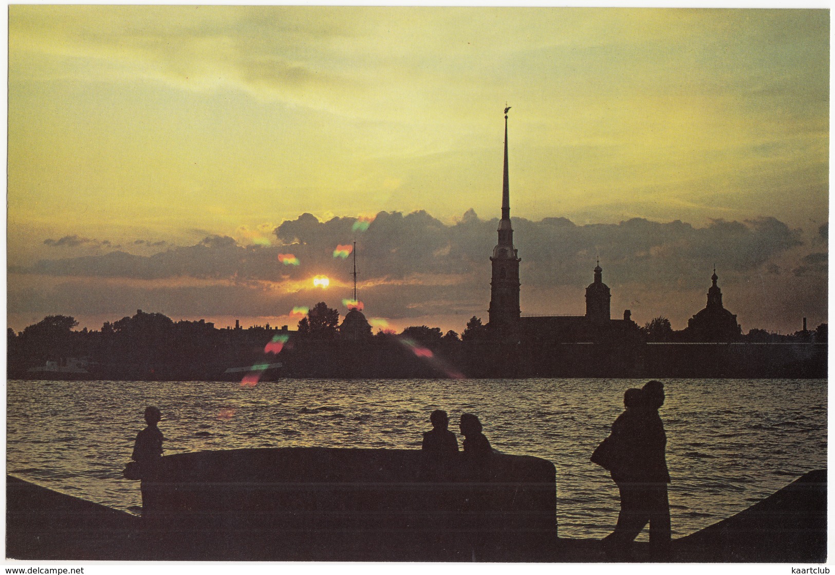 Leningrad: Forteresse Pierre-et-Paul - Palais - Palace - Peter And Paul Fortress  (Jumbo Sized Postcard; 25 Cm X 17 Cm) - Rusia