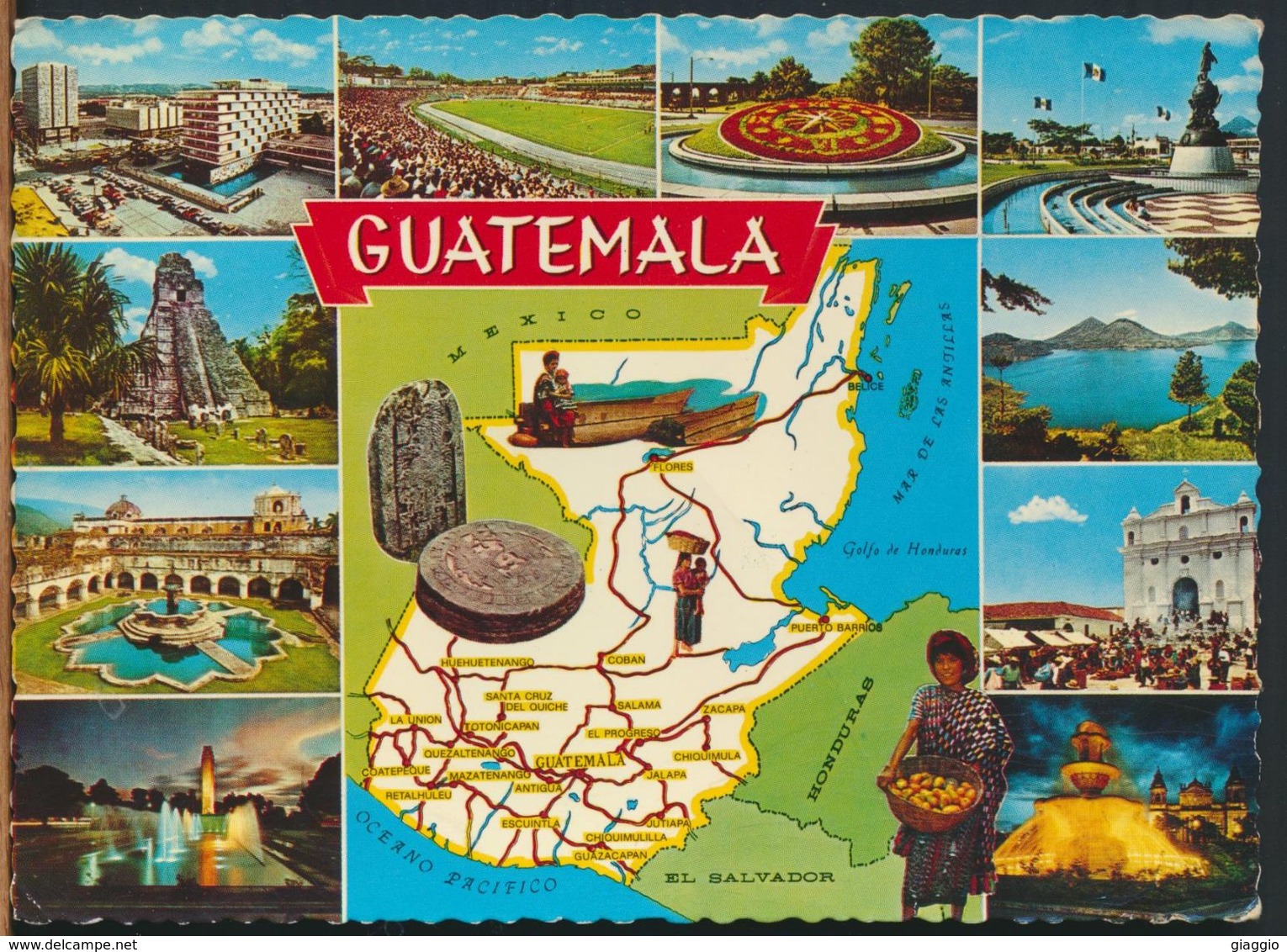 °°° 10867 - GUATEMALA - VIEWS - 1979 With Stamps °°° - Guatemala