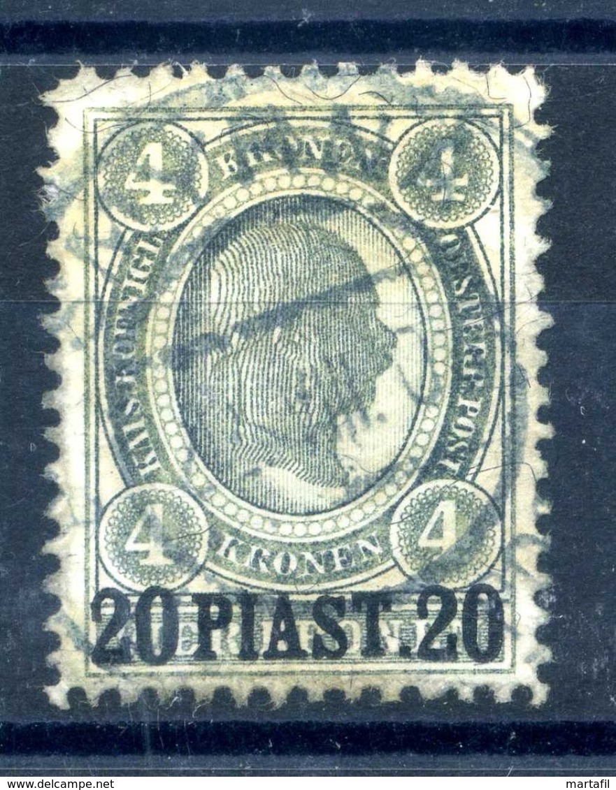 1900 LEVANTE N.38 USATO - Oriente Austriaco