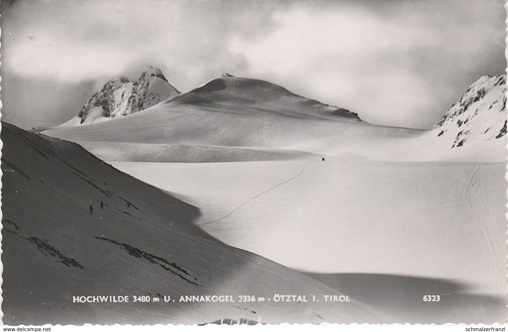 AK Hochwilde Annakogel Hochwildehaus Gurgler Ferner Gletscher Stempel Obergurgl Ötztal Tirol Österreich Austria Autriche - Sölden