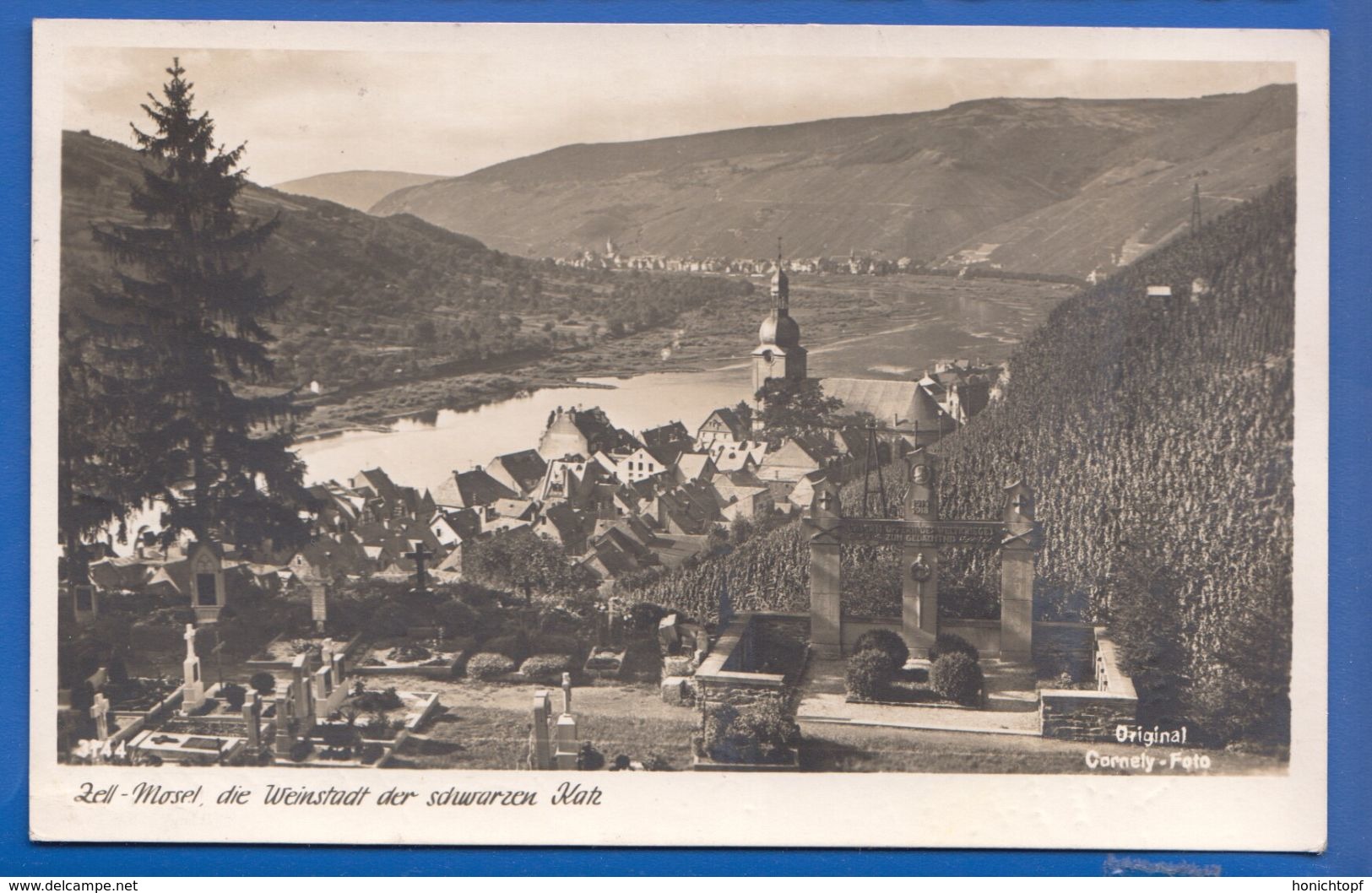 Deutschland; Zell An Der Mosel; Panorama; 1954 - Zell