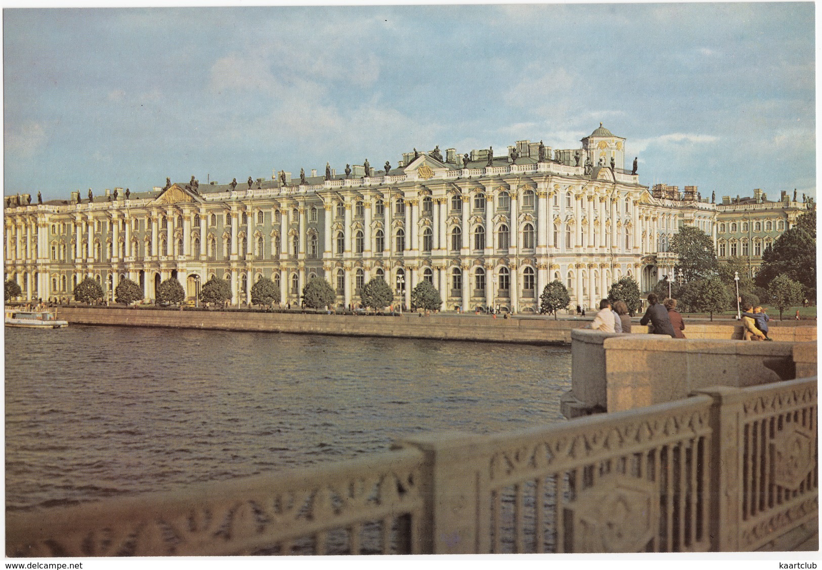 Leningrad: Palais D'Hiver - L'Ermitage - Hermitage, The Winter Palace -  (Jumbo Sized Postcard; 25 Cm X 17 Cm) - Rusland