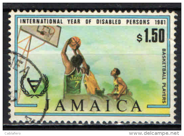 JAMAICA - 1981 - ANNO INTERNAZIONALE DEI DISABILI - USATO - Jamaica (1962-...)