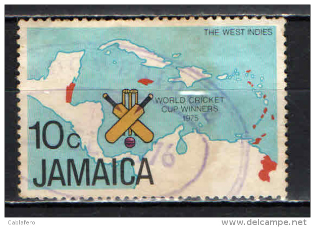 JAMAICA - 1976 - World Cricket Cup, Won By West Indies Team, 1975 - USATO - Giamaica (1962-...)