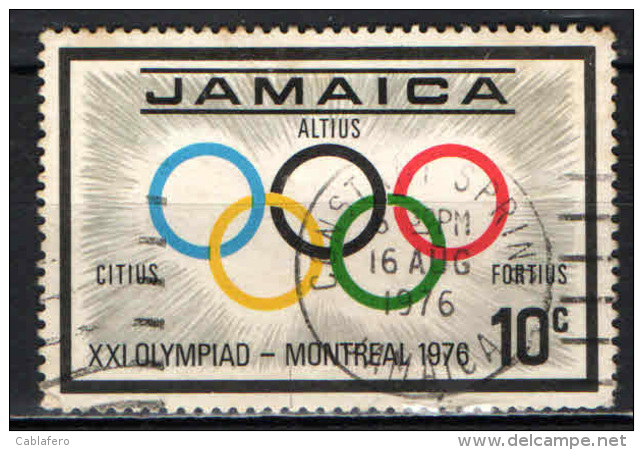 JAMAICA - 1976 - OLIMPIADI DI MONTREAL - USATO - Giamaica (1962-...)
