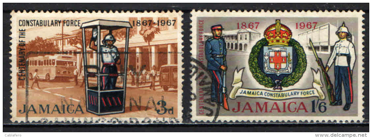 JAMAICA - 1967 - Centenary Of The Constabulary Force - USATI - Giamaica (1962-...)