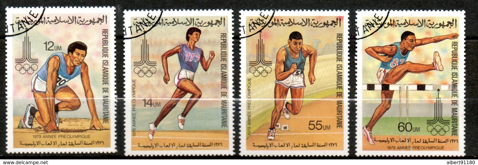 MAURITANIE  Année Préolympique 1979 N° 424-28 - Mauretanien (1960-...)