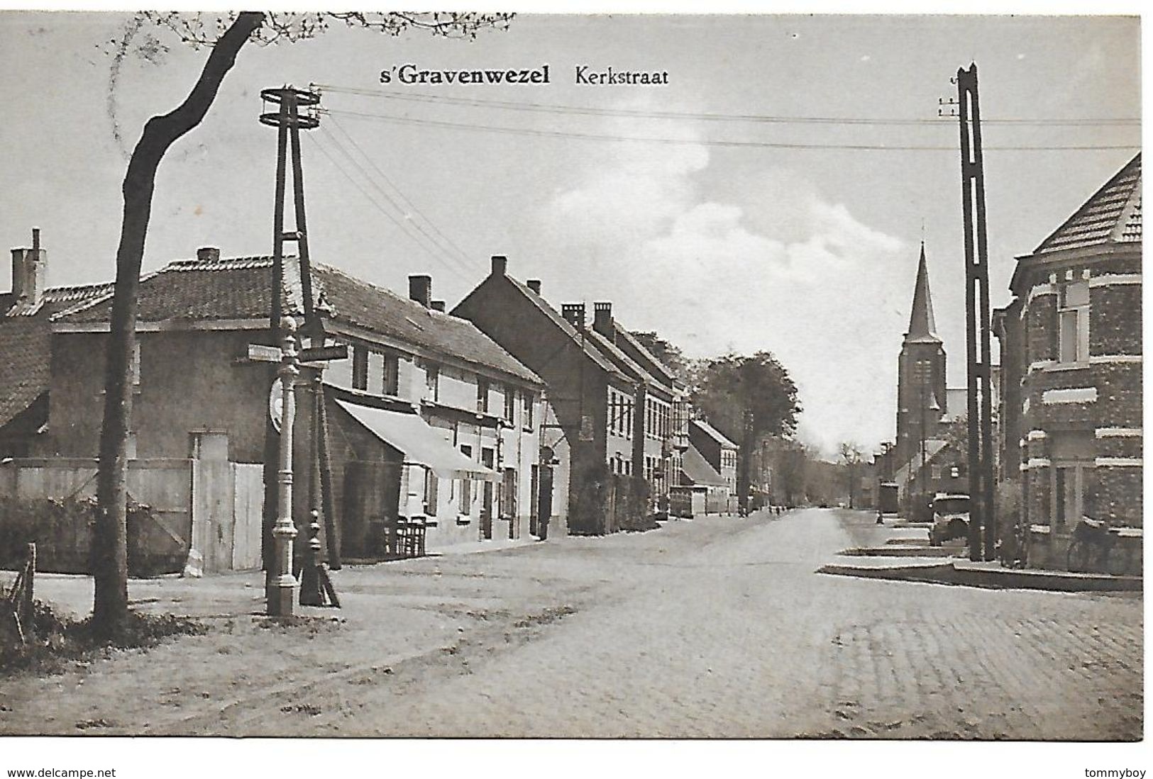 S'gravenwezel, Kerkstraat, Verstuurd 1936 - Schilde