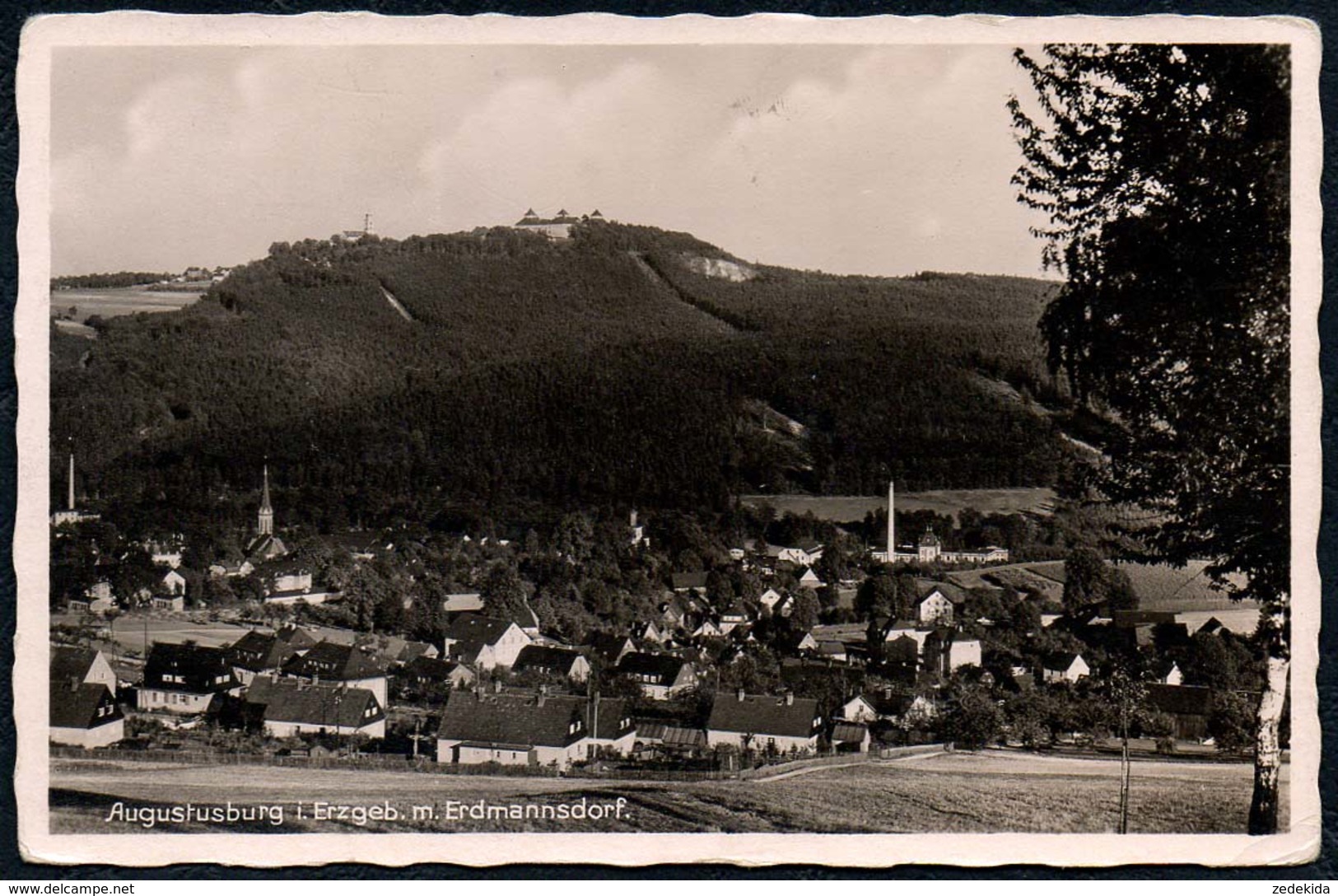 B1881 - Erdmannsdorf Augustusburg - Landgraf - Gel 1938 - Augustusburg