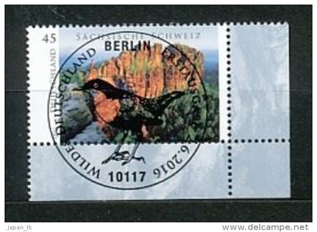 GERMANY  Mi.Nr. 3248 Wildes Deutschland  - ESST Berlin - Eckrand Unten Rechts  - Used - Gebraucht