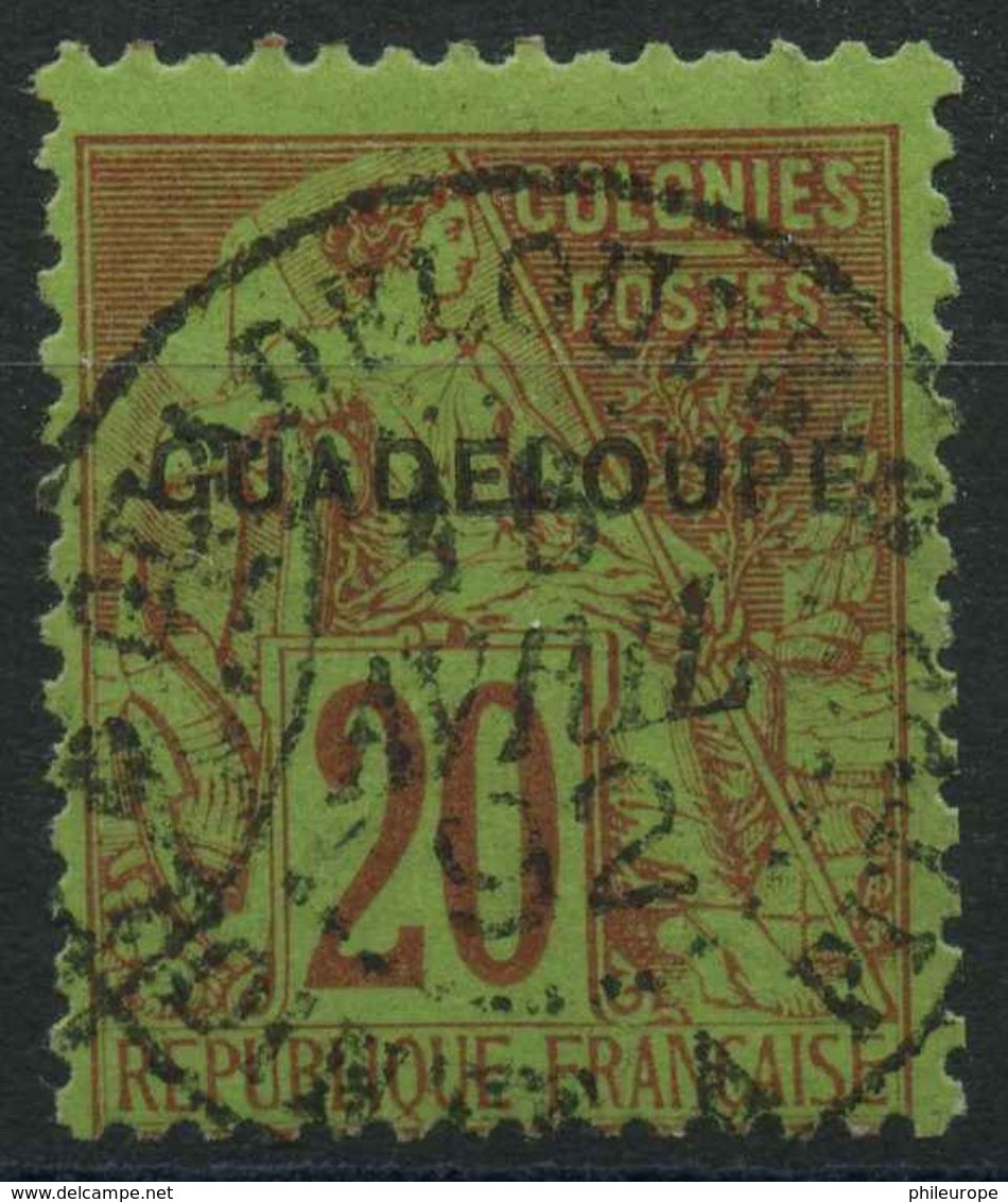 Guadeloupe (1891) N 20 (o) - Oblitérés