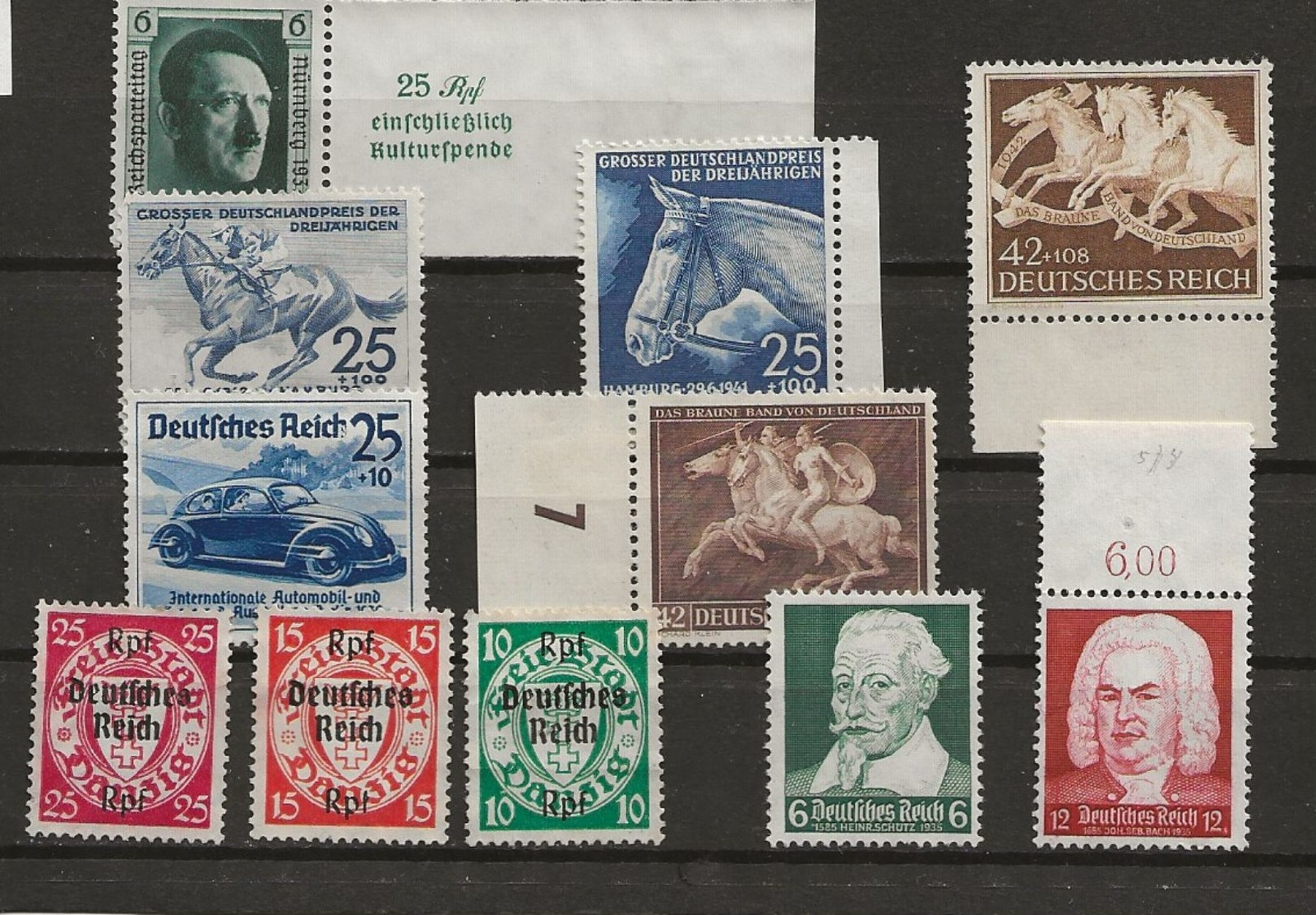 Beau Petit Lot De Timbres Neufs Sans Gomme. - Sonstige & Ohne Zuordnung