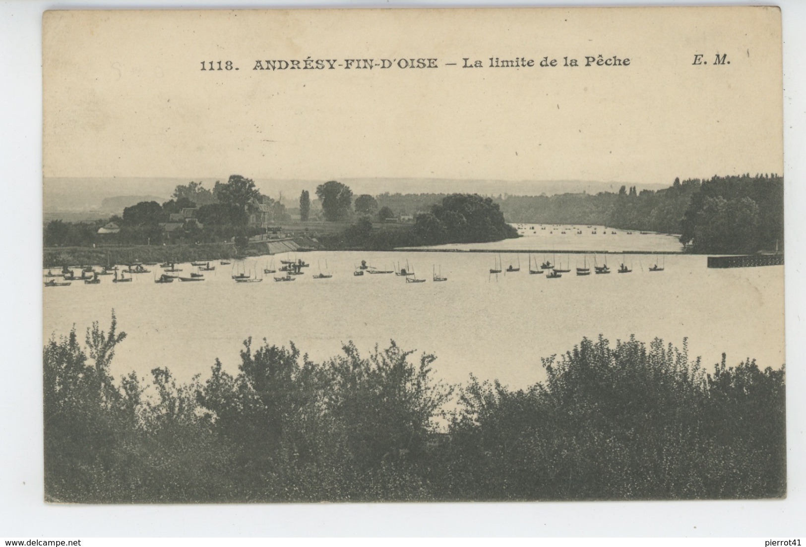 ANDRESY FIN D'OISE - La Limite De La Pêche - Andresy