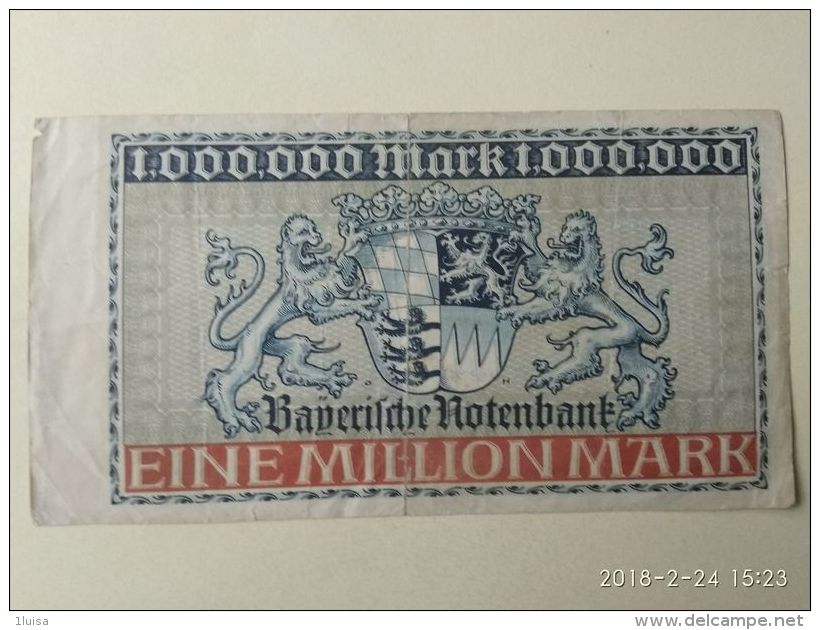 GERMANIA Munchen 1 Milione Mark 1923 - [11] Emissioni Locali