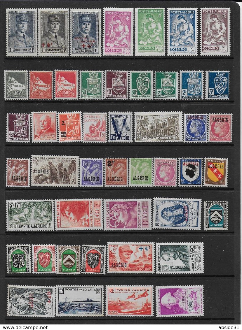 ALGERIE - Lot De 47 Timbres ** -- Cote : 72 € - Collections, Lots & Séries