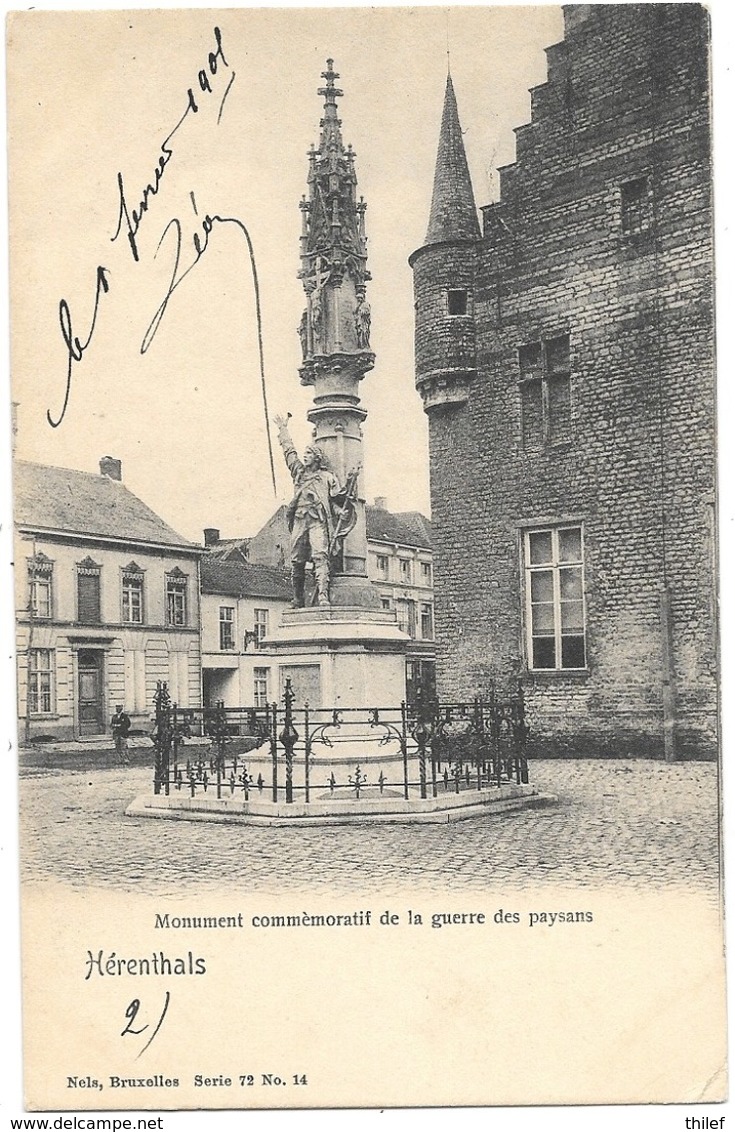 Hérenthals NA3: Monument Commémoratif De La Guerre Des Paysans 1905 - Herentals