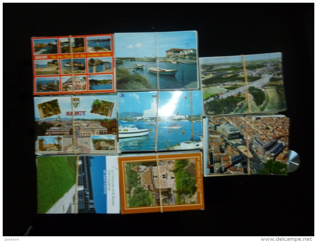 LOT DE 3000 CARTES MODERNES - 500 Postcards Min.