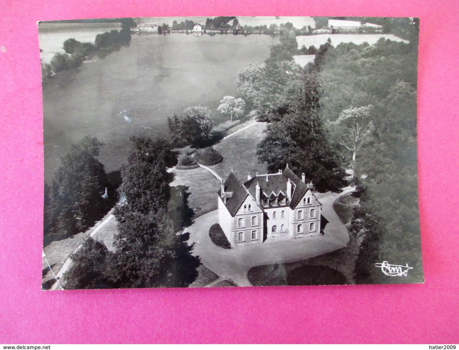 Cpsm AZY Le VIF Vue Aerienne Du Chateau De La Prosle Et Son Etang - Autres & Non Classés