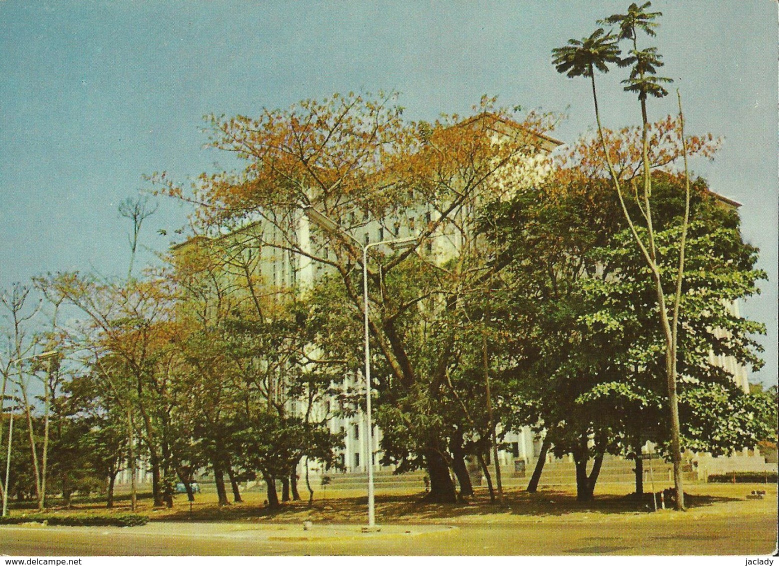 Kinshasa -- Building Otraco.      ( 2 Scans ) - Belgian Congo