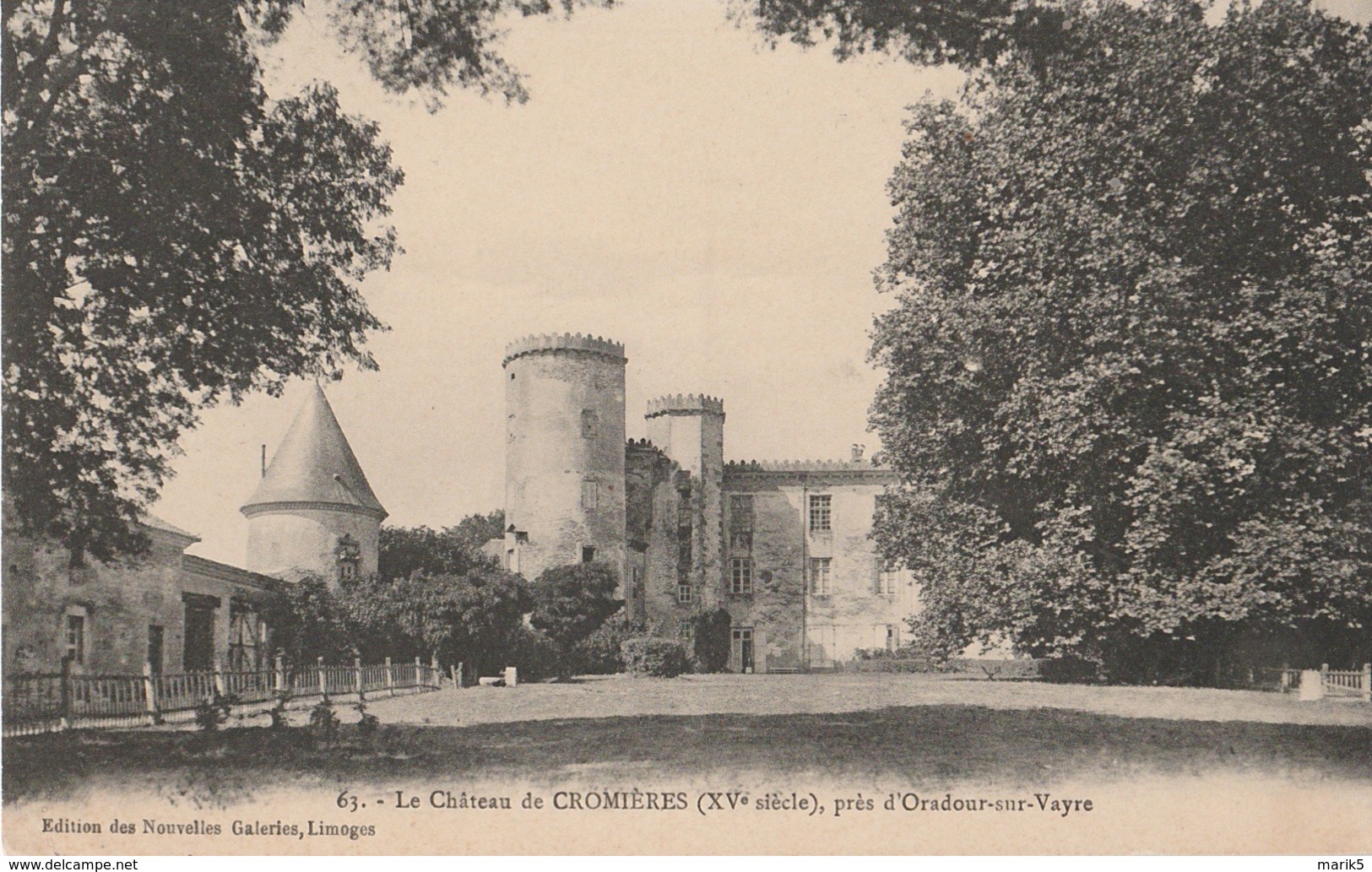 ORADOUR SUR VAYRE Château De Cromières - Oradour Sur Vayres