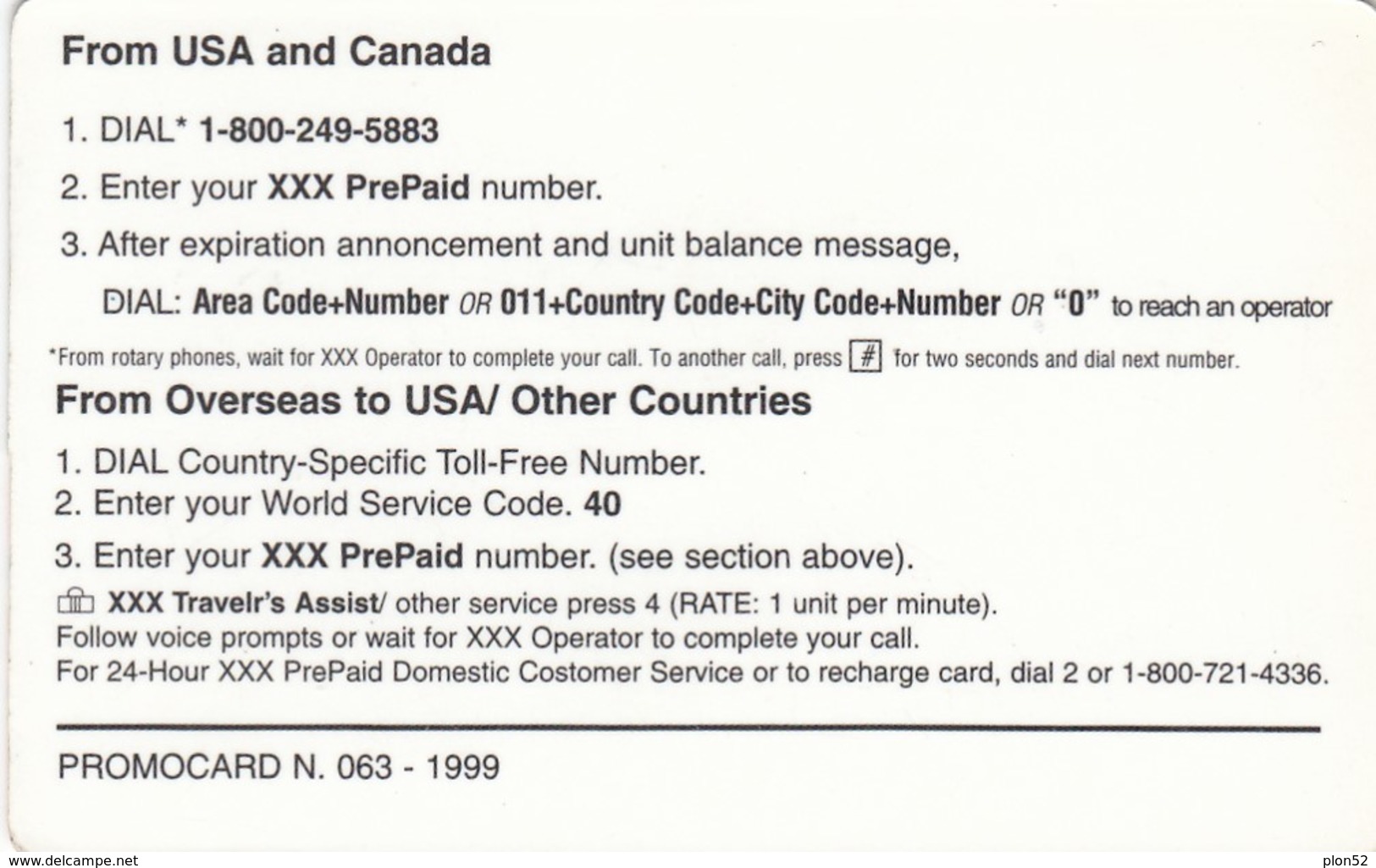 11792-PROMOCARD N. 063 -  2 $ -1999 - SIMPSONS - USED - Other & Unclassified