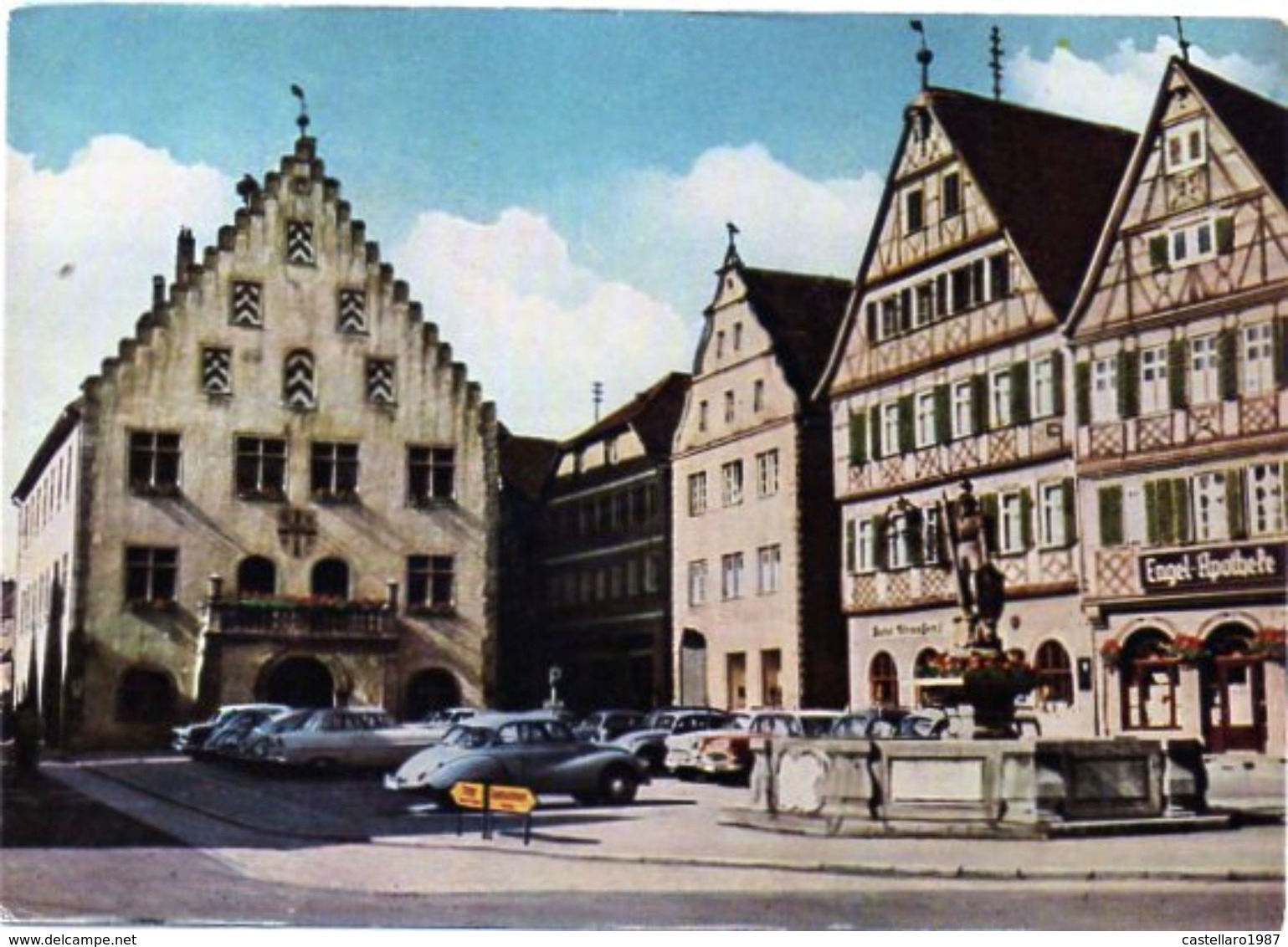 Bad Mergentheim - Marktplatz Mit Rathaus - Bad Mergentheim
