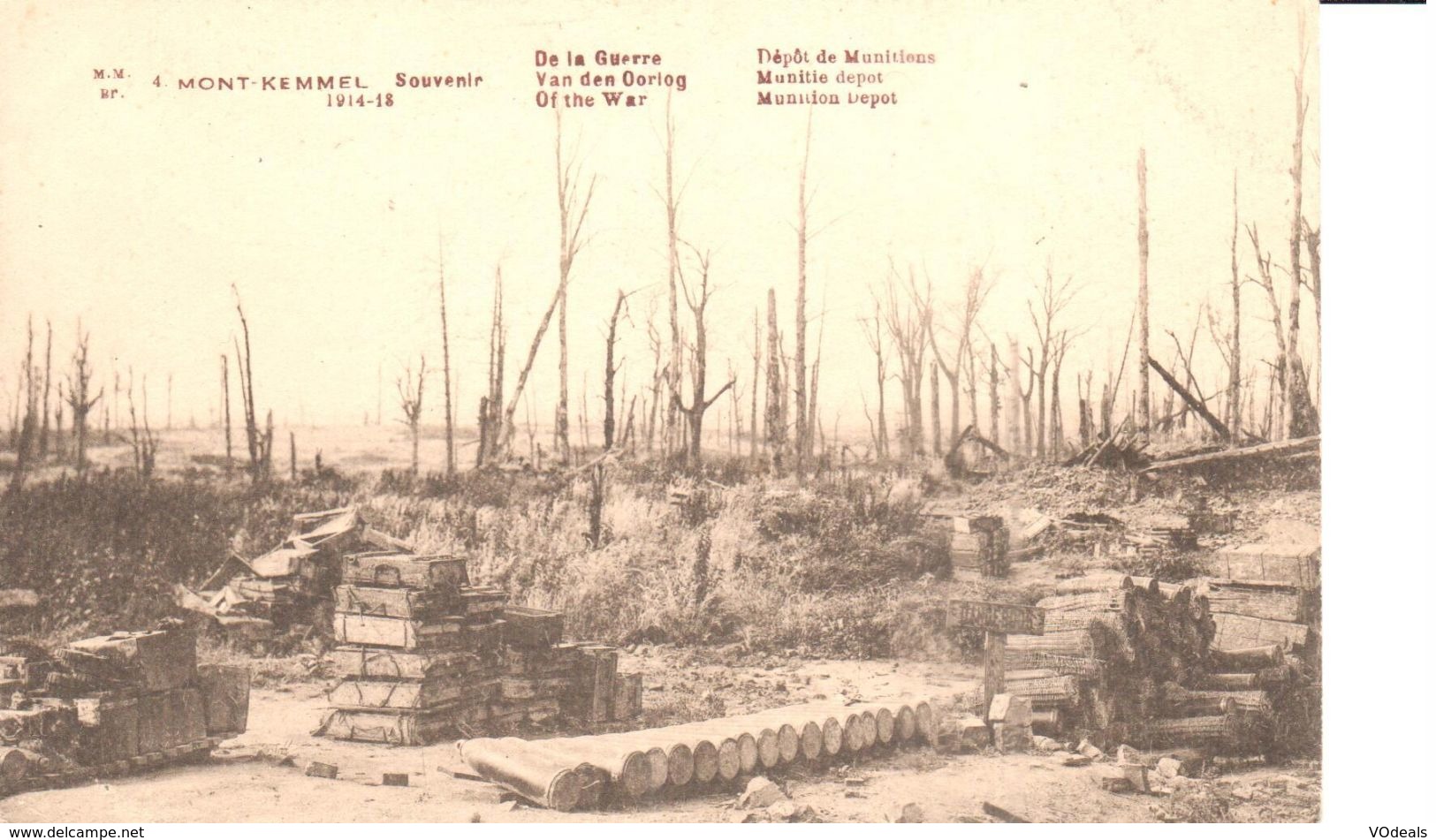 Heuvelland - CPA - Kemmel - Dépot De Munitions - Heuvelland