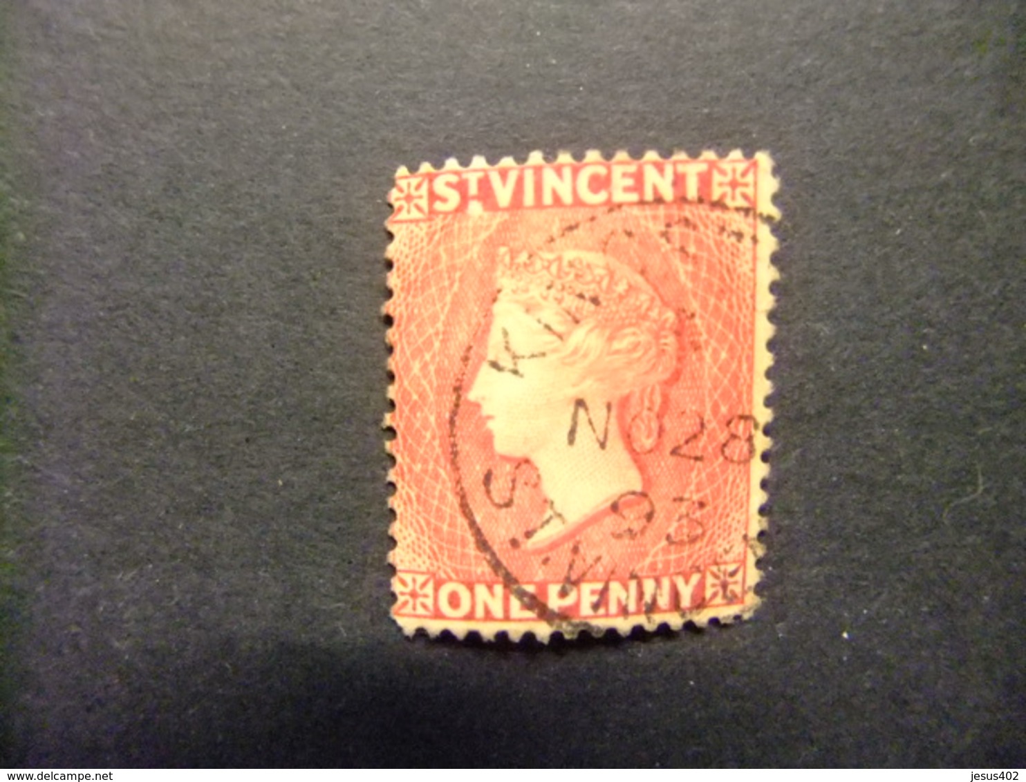 ST. VINCENT SAINT - VINCENT 1885 REINE VICTORIA Yvert 33 A FU - SG Nº 48 º FU - St.Vincent (...-1979)