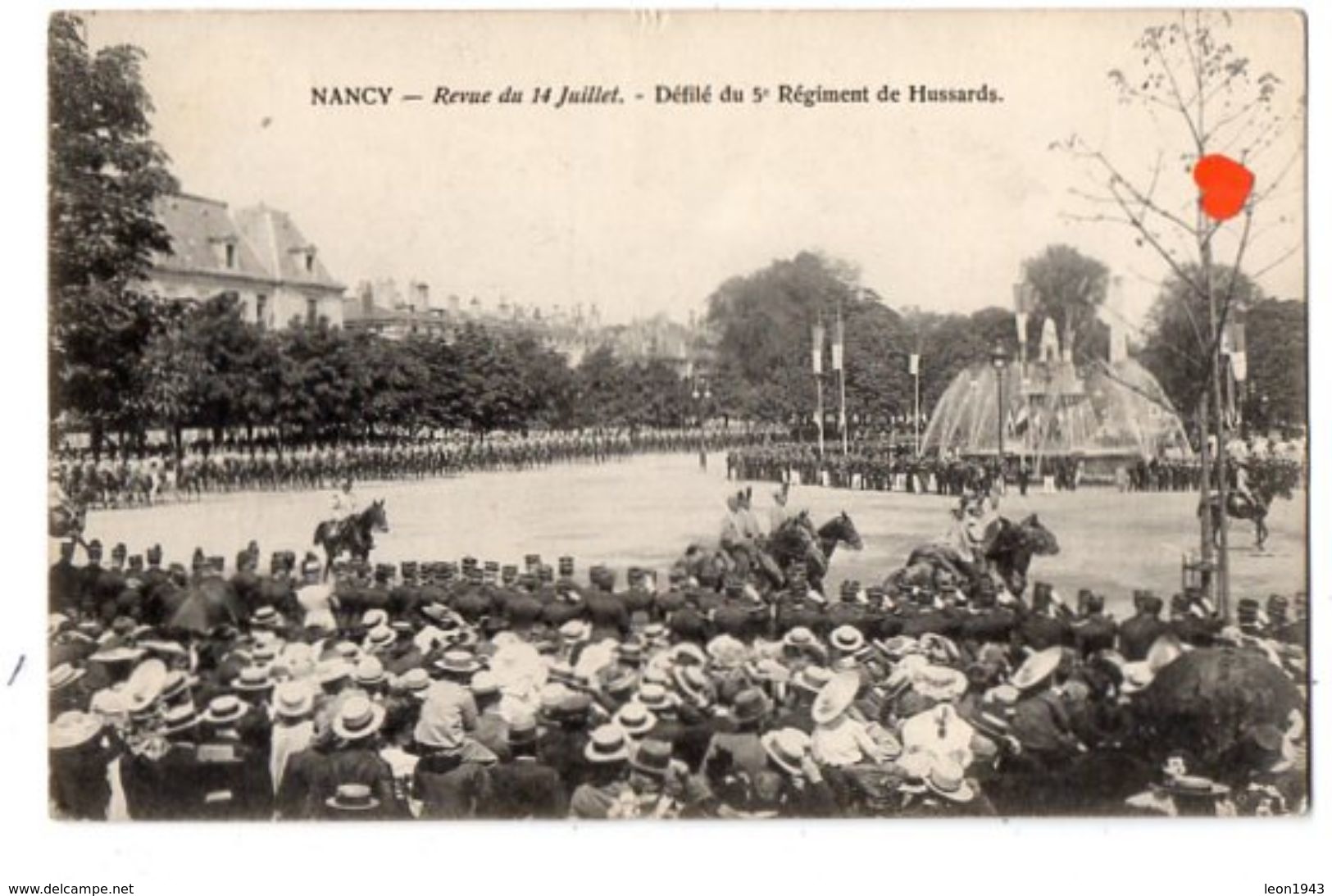 20979-LE-64-NANCY-Revue Du 14 Juillet-Défilé Du 5e Régiment De Hussards-----------animée - Nancy