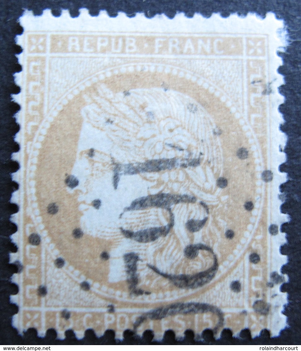 Lot FD/1086 - CERES N°59 - GC 1620 : GANGES (Hérault) INDICE 3 - 1871-1875 Ceres