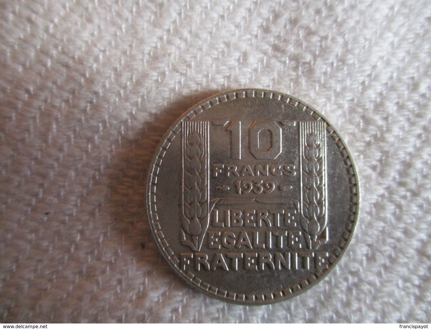 France: 10 Francs Turin 1939 - Autres & Non Classés