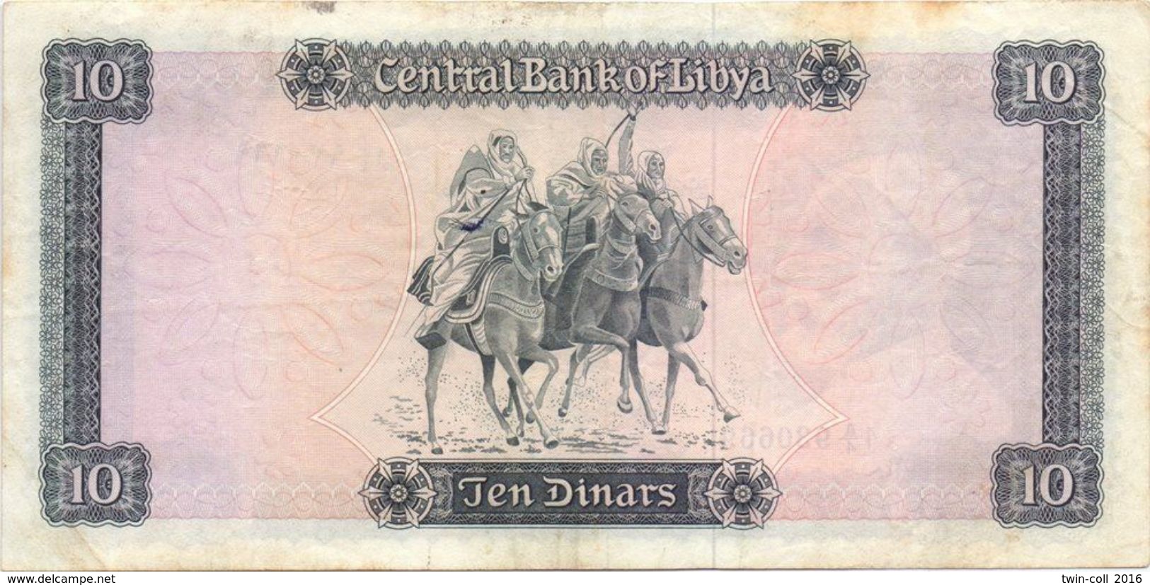 Libya - 10 Dinars 1971 *** Without Inscription *** Fine + *** - Libye