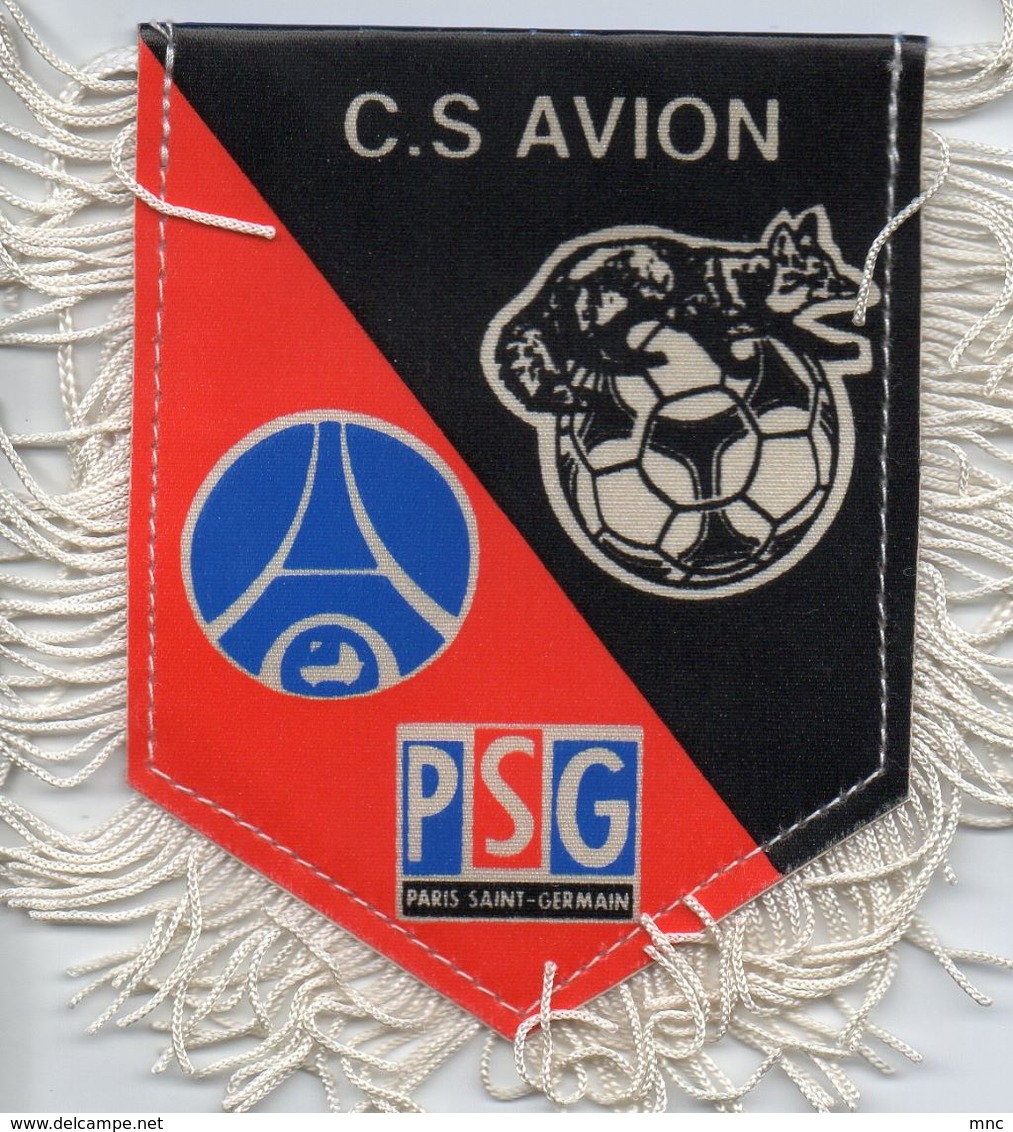 Fanion Du Match  CS AVION / PSG   Coupe De France 1994 - Habillement, Souvenirs & Autres