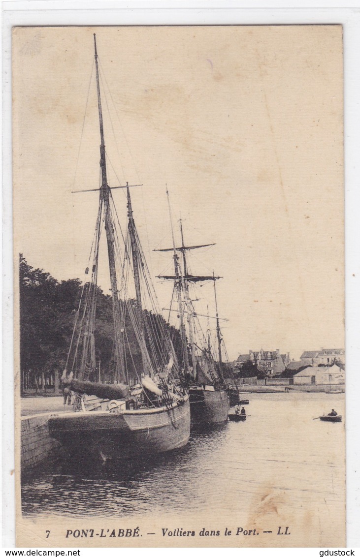 Finistère - Pont-l'Abbé - Voiliers Dans Le Port - Pont L'Abbe