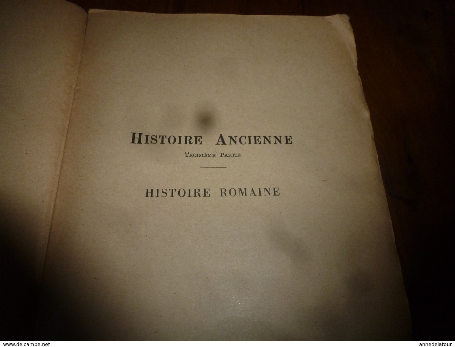 1940 HISTOIRE ANCIENNE (Romaine)  Tome 1er -des Origines à L'achèvement De La Conquète (133 Av J.C.), Par Ettore Pais - 1901-1940