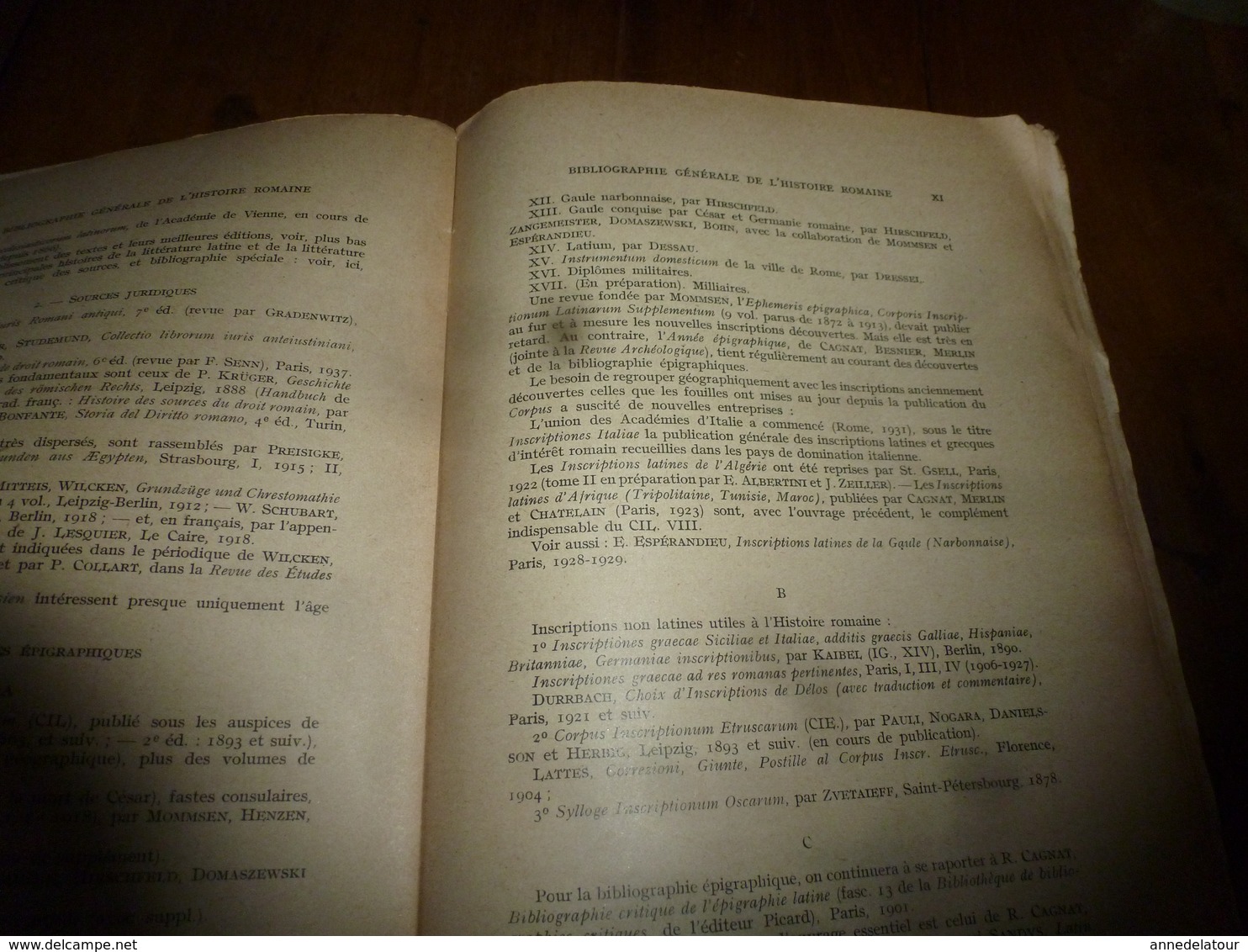 1940 HISTOIRE ANCIENNE (Romaine)  tome 1er -des origines à l'achèvement de la conquète (133 av J.C.), par Ettore Pais