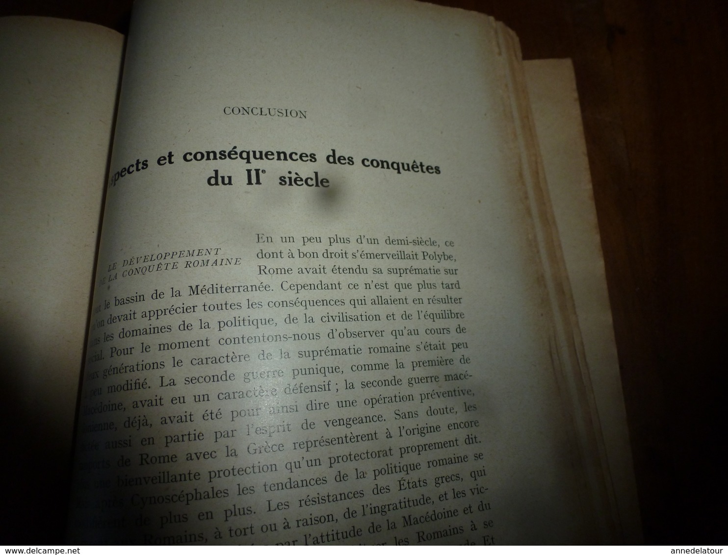 1940 HISTOIRE ANCIENNE (Romaine)  tome 1er -des origines à l'achèvement de la conquète (133 av J.C.), par Ettore Pais