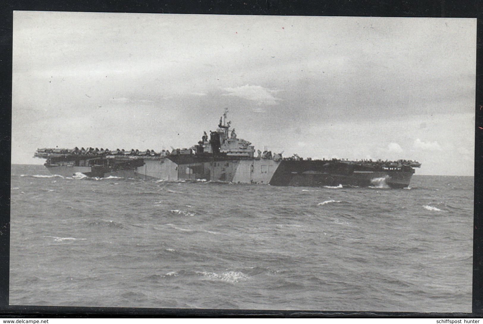 US Navy, USS"FRANKLIN" (CV-13) Naval Historys Postcard Unwritten, Look Scan, RARE !! 7.3-48 - Boten