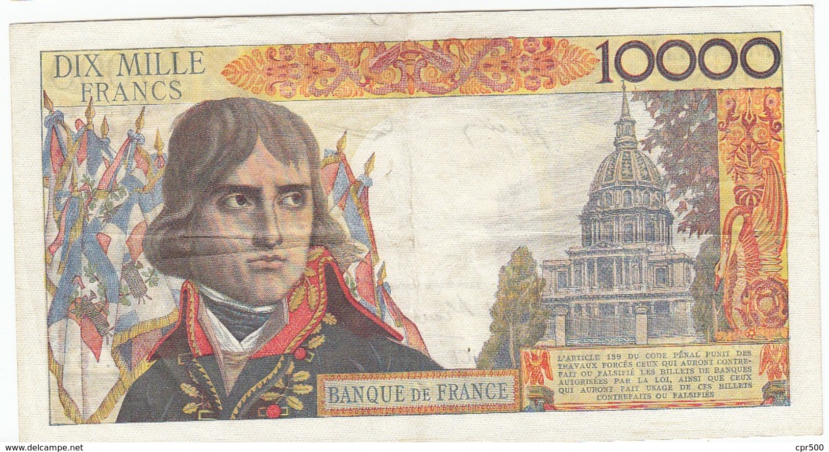 10000 Francs Bonaparte Type 1955, F51.06, P136, 06/12/1956, U.48, TB+ - 10 000 F 1955-1958 ''Bonaparte''