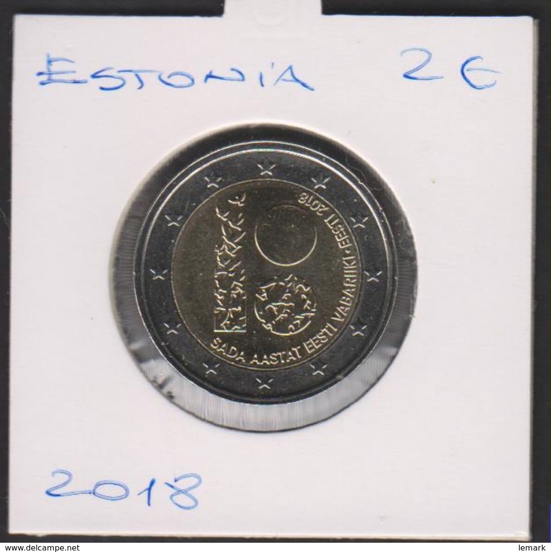ESTONIA - 2 € Euro Commemorative Coin 2018 - Republic Of Estonia 100 UNC - Estonia