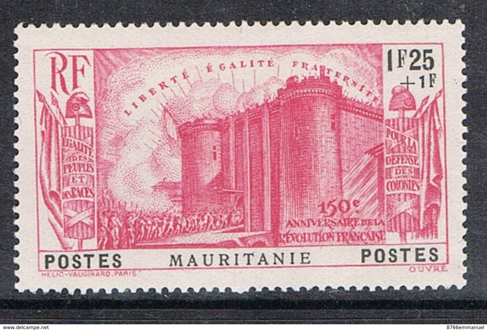 MAURITANIE N°103 N* REVOLUTION - Neufs