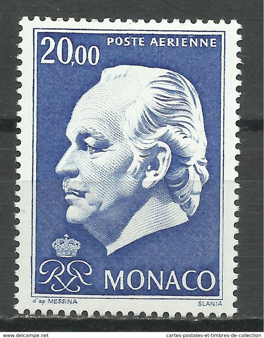 MONACO , Poste Aérienne , 20 Frs , Prince Rainier III , 1974 , N° 99 , ( NEUF ) - Luchtpost