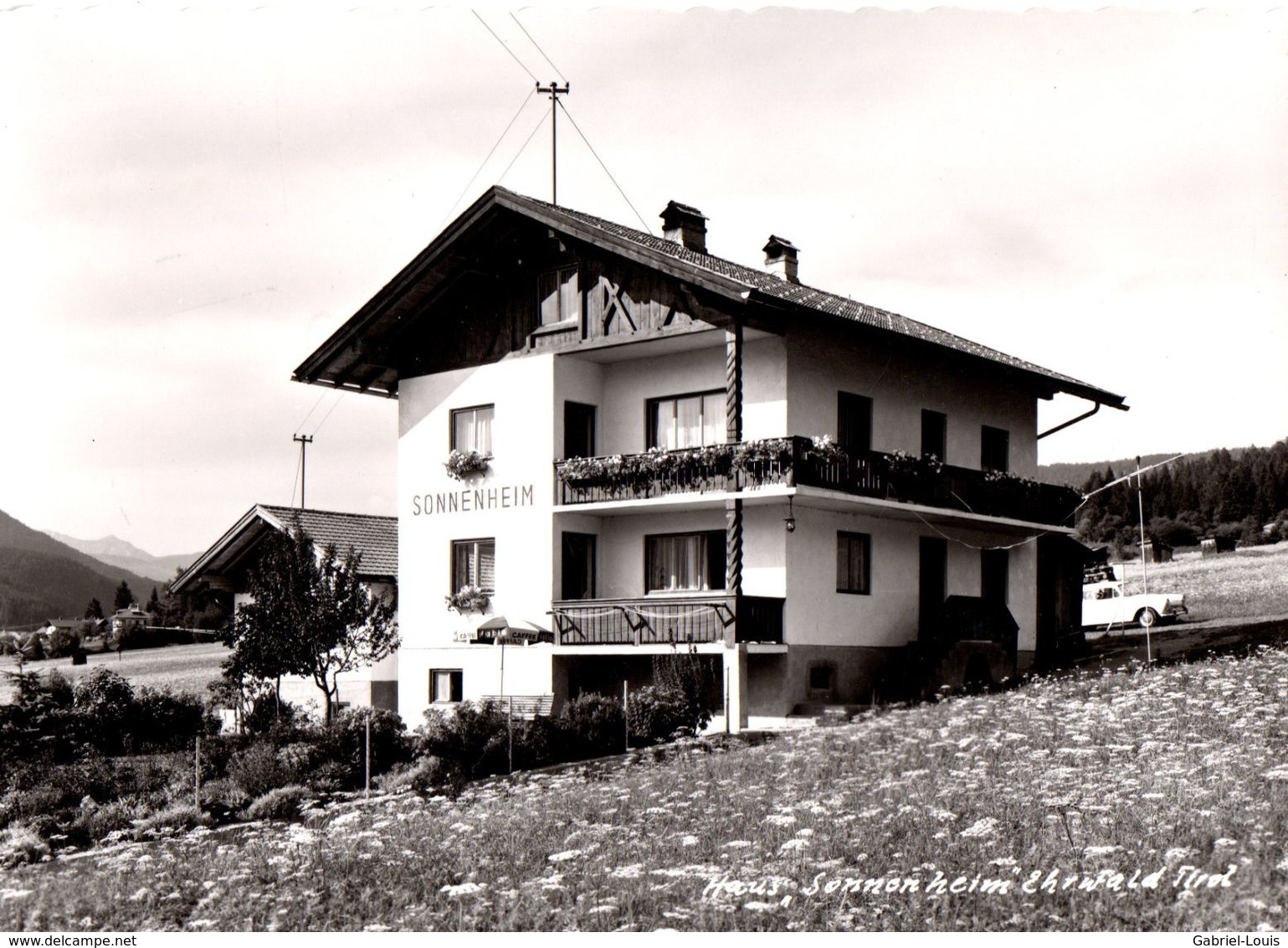 Haus Sonnenheim Ehrwald Tirol (Carte Grand Format 10x15 Cm) - Ehrwald