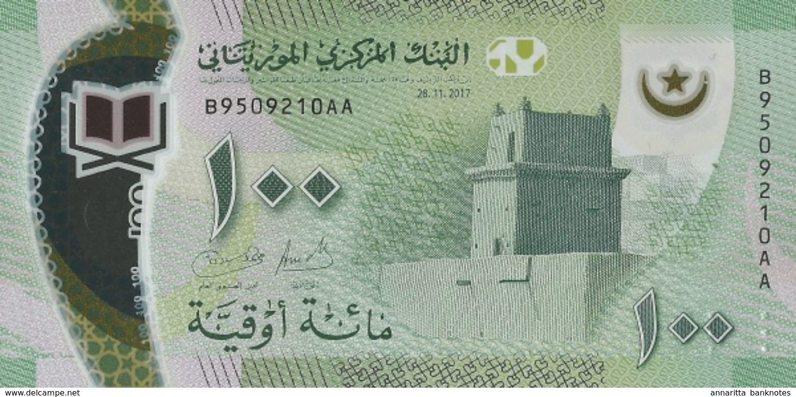 Mauritania 100 Ouguiya 2017, UNC, P-23a, MR127a - Mauritanie