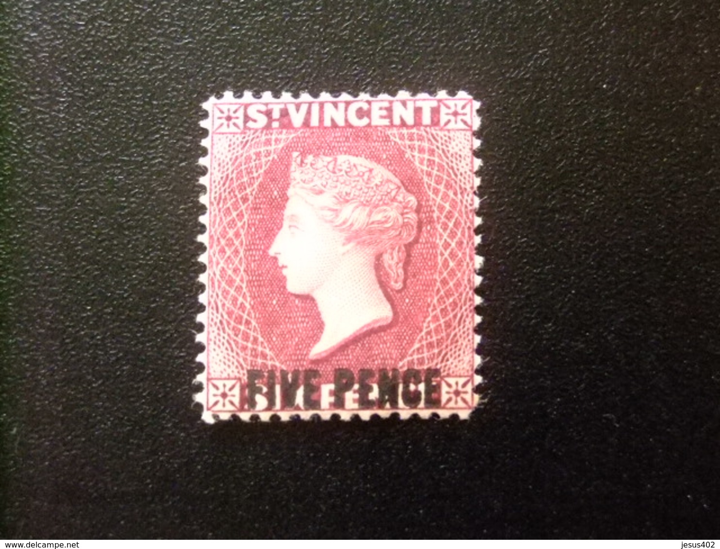 ST. VINCENT SAINT - VINCENT 1893 REINE VICTORIA Yvert 42 * MH - SG Nº 60 * MH - St.Vincent (...-1979)