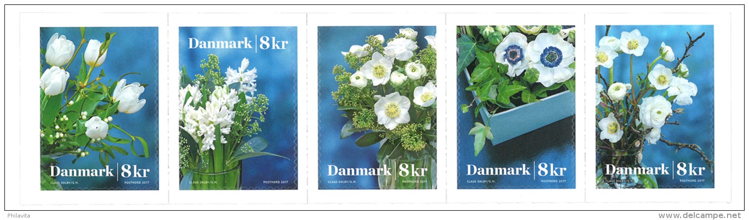 2017 Denmark - Winterflowers / Winterblümen Von Cl. Dalby, Gärtner And Fotograph - 5 V S.adhesive - MNH** Mi 1932/36 - Unused Stamps
