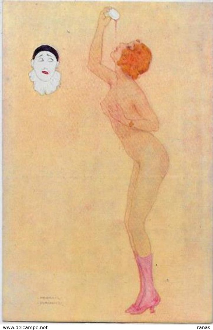CPA Kirchner Raphaël Non Circulé Art Nouveau Femme Girl Women LE Paris 5 érotisme - Kirchner, Raphael