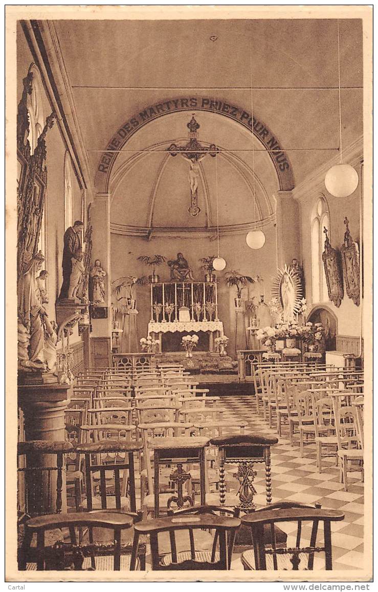 FRAMERIES - Clinique Chirurgicale De N.D. Des Sept Douleurs Et Maternité Ste Anne - Vue Intérieure De La Chapelle - Frameries