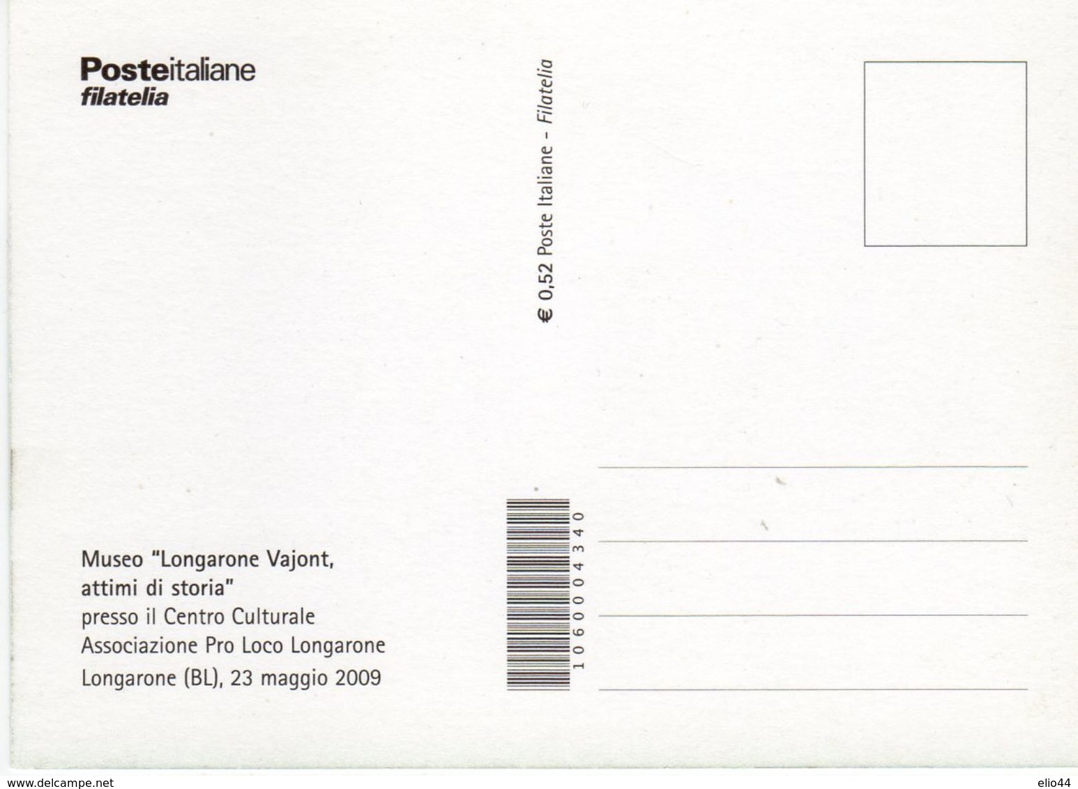 Francobolli - Longarone (BL) -2014  VAJONT  Attimi Di Storia - - FDC