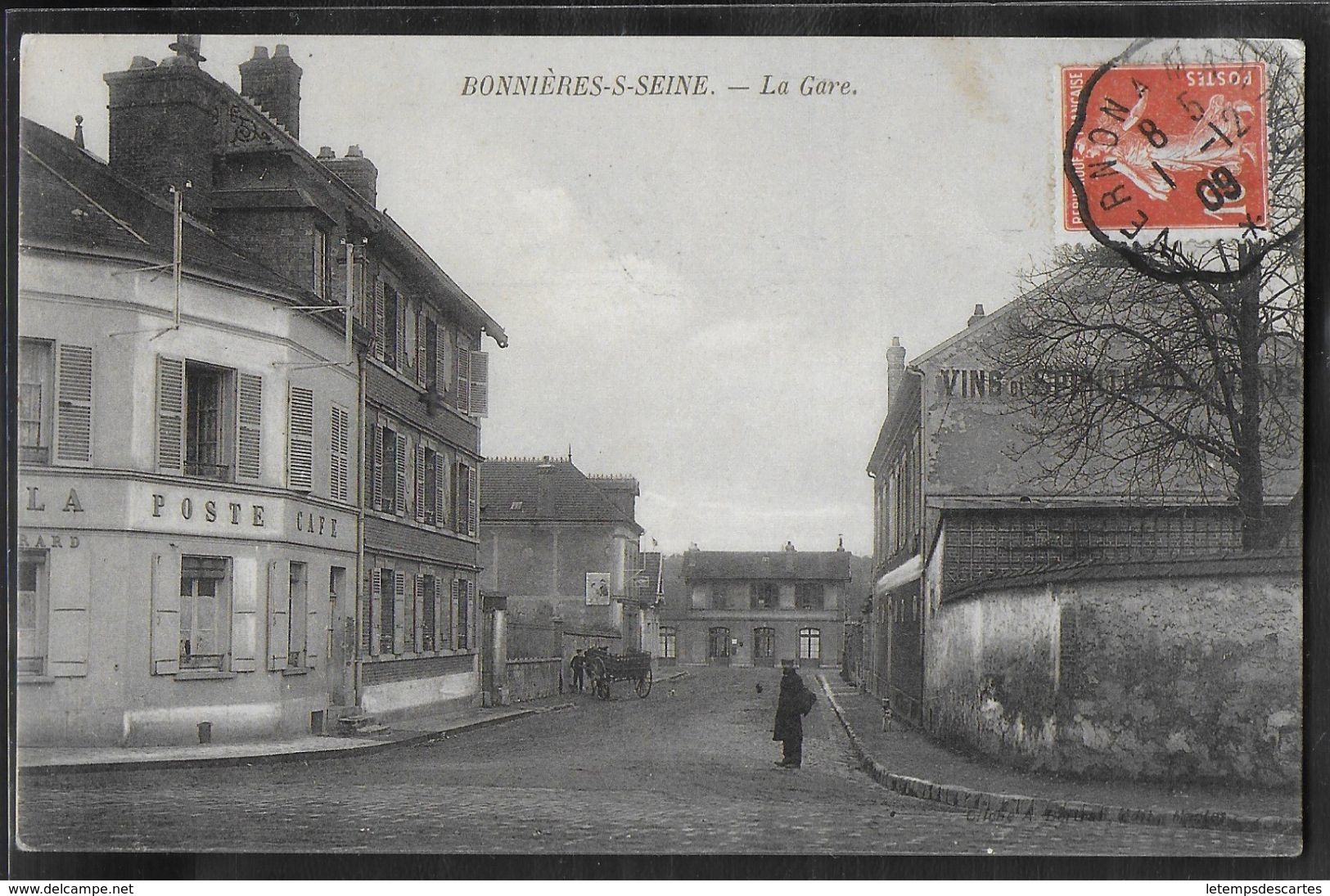 CPA 78 - Bonnières-sur-Seine, La Gare - Bonnieres Sur Seine